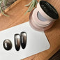 Gel Polish Cushion Effetto Ombre 5ml Nero Bianco Pesca, Gel per Nail Art French, Gel Sfumato UV/LED per Unghie