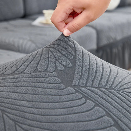 Copricuscino Spesso per Divano, Coprisedia Jacquard, Fodera per Divano Elasticizzata Regolabile, Protezione per Mobili da Animali Domestici e Bambini
