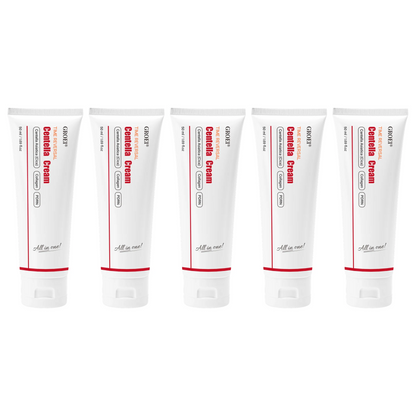Crema Viso al Collagene e Centella, Idratante con Acido Ialuronico, Leggera, per una Pelle Liscia, Morbida ed Elastica, Nutriente e Illuminante