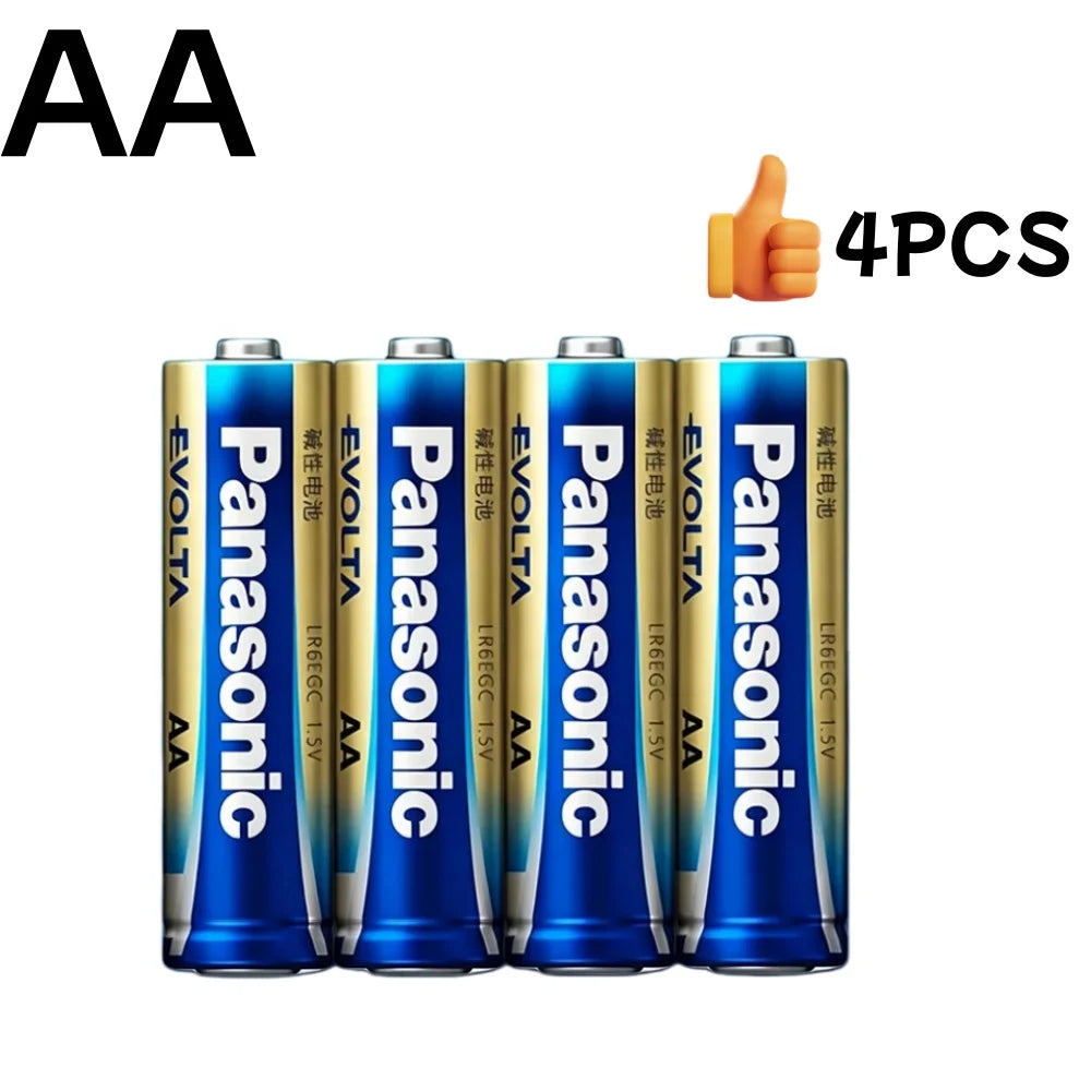 Batterie alcaline Panasonic 1,5 V AA AAA per serrature intelligenti, LR6 LR03, da 4 a 40 pezzi, durata 10 anni, antigoccia, alta durata