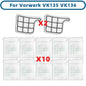 Compatibile per Folletto Vorwerk Kobold VK135 VK136 parti di ricambio accessori filtro di protezione del motore del sacchetto della polvere