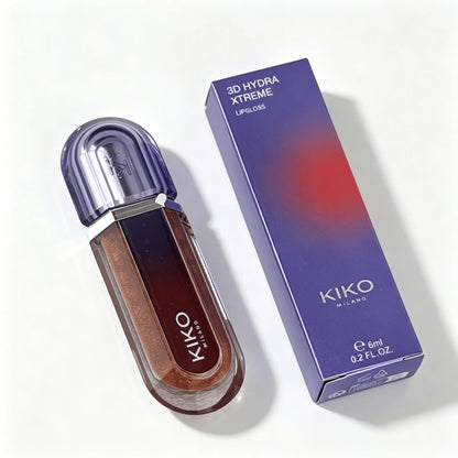 KIKO Milano Edizione Limitata 25° Anniversario Lucidalabbra 3D Hydra Viola, Smalto Labbra Volumizzante, Rossetto Trasparente Effetto Specchio, Non Sbiadisce, Maschera Labbra Naturale