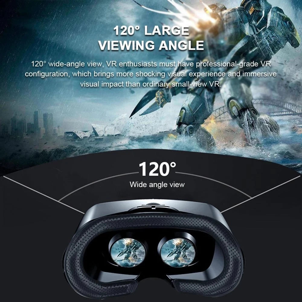 VRG Pro Realtà Virtuale Occhiali VR Dispositivi per cuffie Viar 3D Occhiali per casco Lenti Smart per Smartphone Cellulare Set di giochi per dispositivi mobili