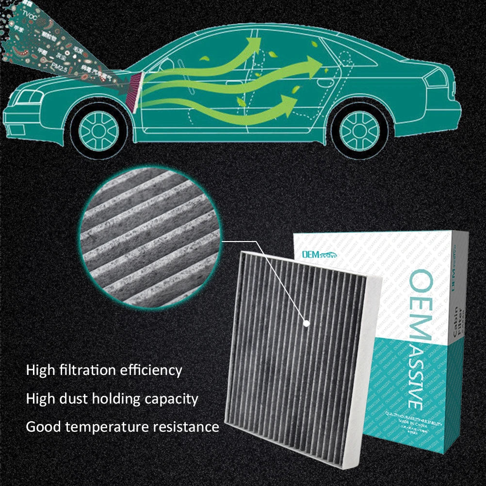 Filtro abitacolo polline auto carbone attivo 97133-D1000 per Hyundai Creta IX25 Tucson TL Solaris Kia Rio IV Sportage QL Stonic YB