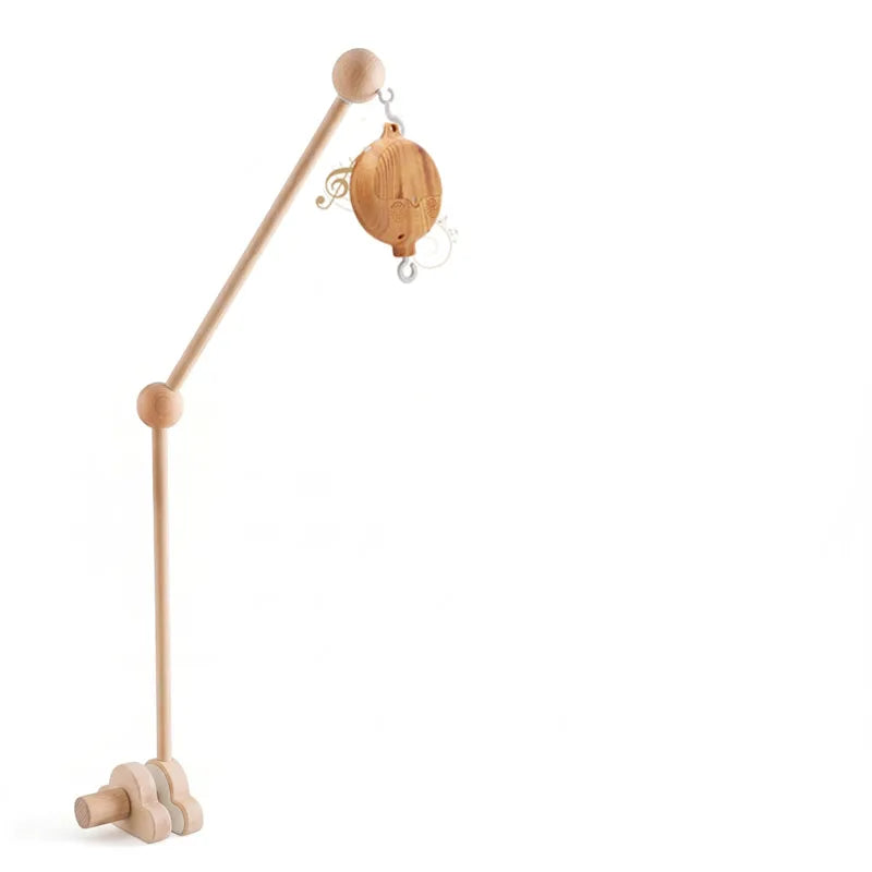 Carillon girevole per neonati Culla Imitazione Colore legno Appeso Sonaglio Bambino Lenitivo Giocattoli musicali 0-12 mesi Regalo per bambini