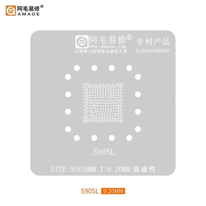 Amaoe S905X4 piattaforma di piantagione di stagno per Amlogic S905L/905Z Smart TV Box Chip di controllo principale Kit di saldatura per Stencil di Reablling BGA