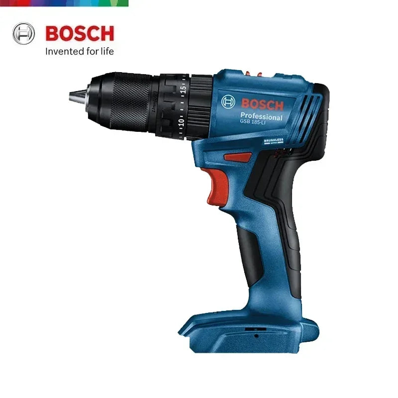 BOSCH GSB 185-LI Trapano a Percussione Senza Spazzole 18V, Avvitatore Elettrico Multifunzione, Utensile Elettrico GSB185-LI