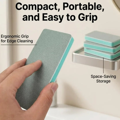 10/1PCS Spazzola per la pulizia del vetro, rimuove calcare, ideale per specchi da bagno, piastrelle della doccia, rimuove efficacemente lo sporco, strumento per la pulizia domestica