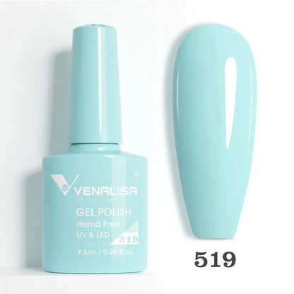 VENALISA Smalto gel per unghie da 7,5 ml Sparkle Glitter Diamante Brillante Colori estivi Semi permanente Soak off Vernice gel per unghie UV LED