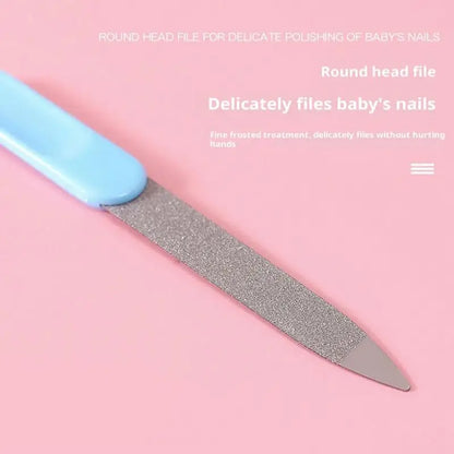 Set di 13 Pezzi per la Cura del Bambino, Kit Portatile per Toelettatura e Cura delle Unghie