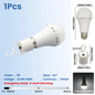 Lampadina LED ricaricabile E27 7W 1500mAh 220V 110V Lampadina di emergenza per alimentazione domestica Lampada da giardino per portico da campeggio in guasto all'aperto