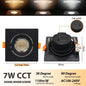 4-20 pezzi 3 CCT LED plafoniera 3000K 4000K 6500K pieghevole da incasso per la casa camera da letto bagno soggiorno illuminazione Lamparas Led