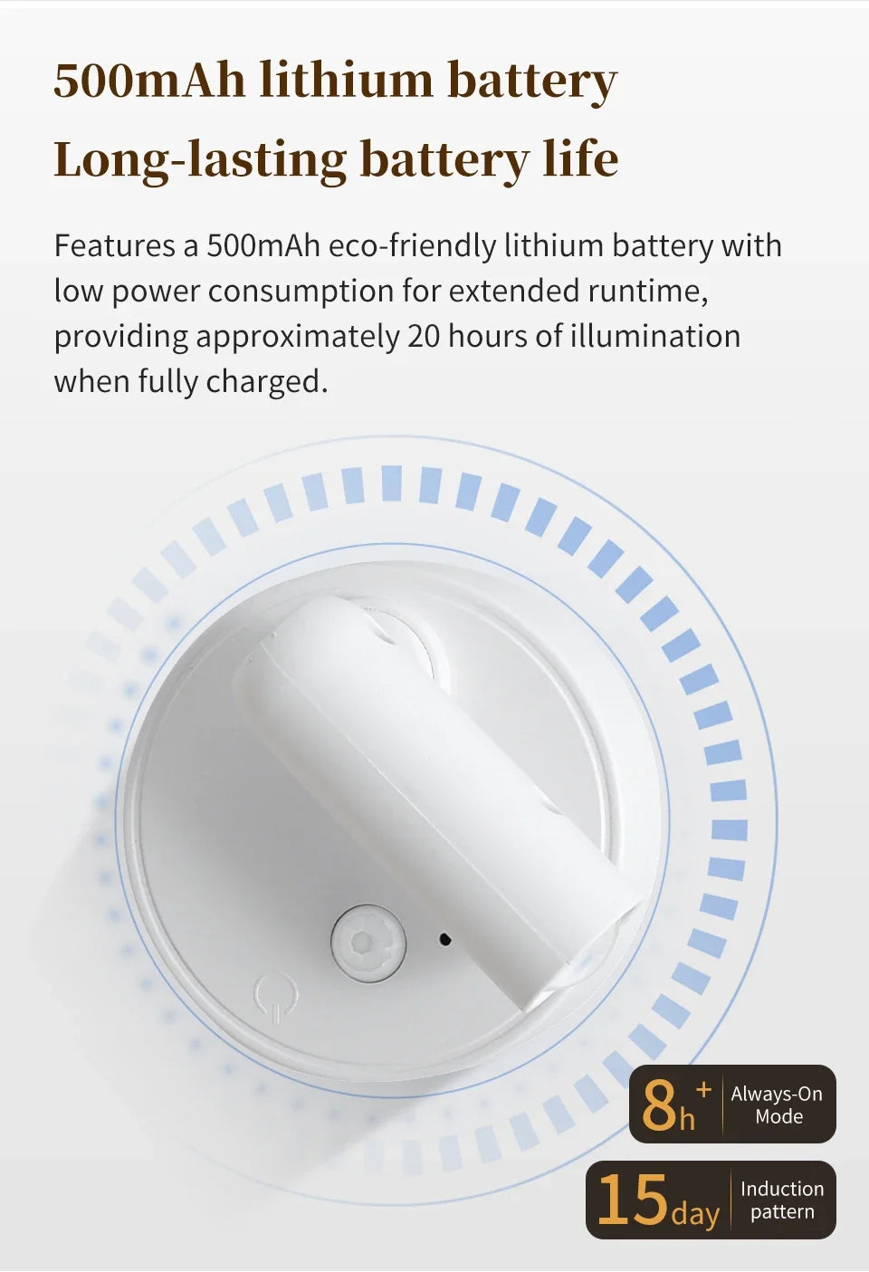 Lampada da Parete LED con Sensore di Movimento, Interruttore Touch, Luce Notturna, Faretto Magnetico Wireless Dimmerabile per Camera da Letto, Armadio, Scale, Decorazione