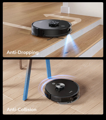 Robot Aspirapolvere ILIFE T20s Ultra con Stazione di Svuotamento Automatico, Aspirazione 10000Pa, Batteria 4600mAh, Autonomia Massima 300 Minuti