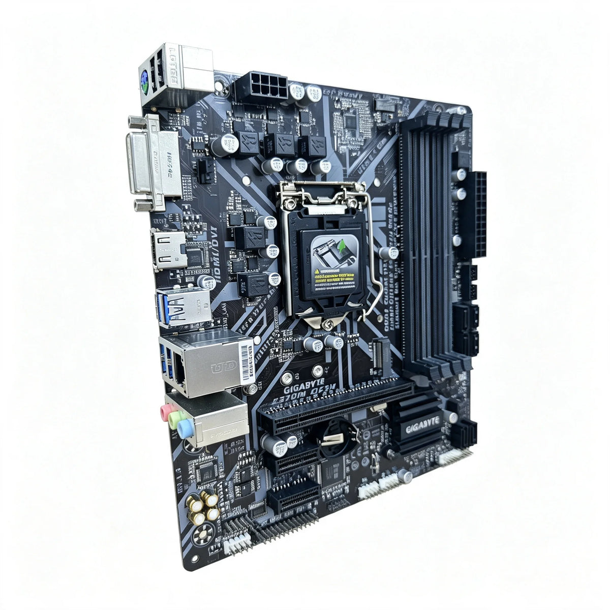 Scheda Madre Gigabyte Z370M DS3H Intel Z370 LGA 1151 DDR4 64GB M.2 Micro ATX compatibile con Core i7-9700K i5-9500T i5-8400 i3-9100 G540