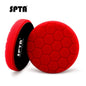 SPTA 1PC 3"(80mm)/5"(125mm)/6"(150mm) Spugna esagonale per lucidatura tamponi per lucidatura per lucidatrice per auto DA/RO/GA