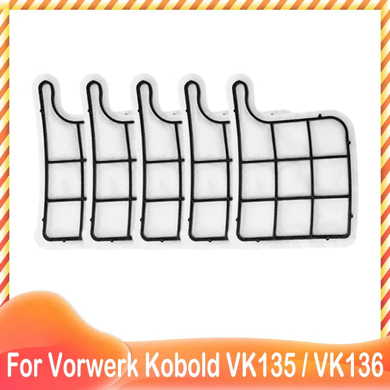 Sostituzione del sacchetto della polvere pacchetto filtro di protezione del motore per Vorwerk Kobold VK135 /136 accessori per aspirapolvere di ricambio