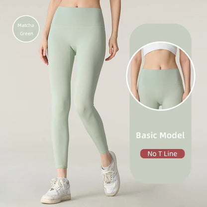 2024 Vendita calda Fitness Allungamenti Leggings femminili a figura intera Pantaloni da corsa Pantaloni da yoga comodi e aderenti Legging da allenamento