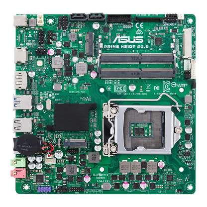Scheda Madre Mini ITX Asus PRIME H310T R2.0 Intel H310 M.2 LGA1151 DDR4 32GB Supporto CPU 9300 9500 8500 8100 9700