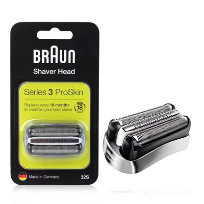Lama di ricambio per testina di taglio a lamina per rasoio Braun 32B 32S per rasoio elettrico Braun serie 3 3000s 3010s 3040s 3050cc 3070cc