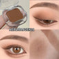 Palette Ombretto Monocromatico Rosso Marrone, Eyeliner in Polvere, Rosso Corallo Opaco Setoso, Eyeliner Effetto Baco, Impermeabile, Trucco Aegyo-sal
