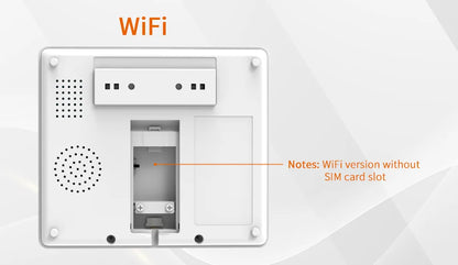 Staniot WiFi SecPanel 5 sistema di allarme domestico Wireless Tuya Smart 4.3 "Kit di sicurezza Touch Screen sirena integrata APP telecomando,Batteria integrata da 1500 mAh, supporto per Alexa