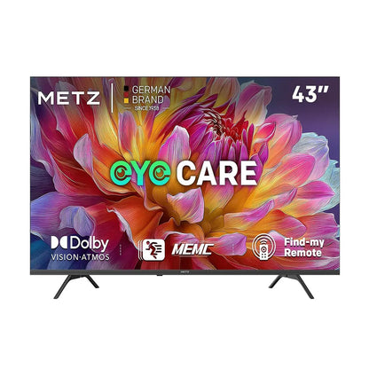 Metz TV 43 55 pollici 4K UHD Smart TV LED Google TV HDR 10 MEMC Dolby Audio Google Cast Sintonizzatore di controllo vocale 43MUF7000Z 55MUF7000Z