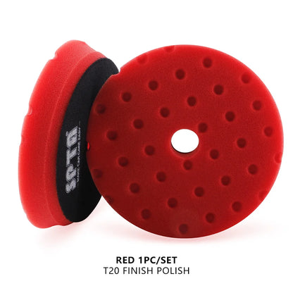 SPTA 1PC 5"(125mm)/6"(150mm) Kit di lucidatura CCS smussato Set di lucidatura per auto automatica Tampone in schiuma di spugna per lucidatore buffer RO/DA/GA