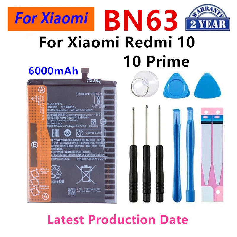 100% originale BM4P BM4S BM4Y BN53 BN59 BM4J BN63 BM56 BM57 BM5D BM4U BN5A batteria per Xiaomi Redmi K50 Pro/K40 5G/K40 Pro/K30