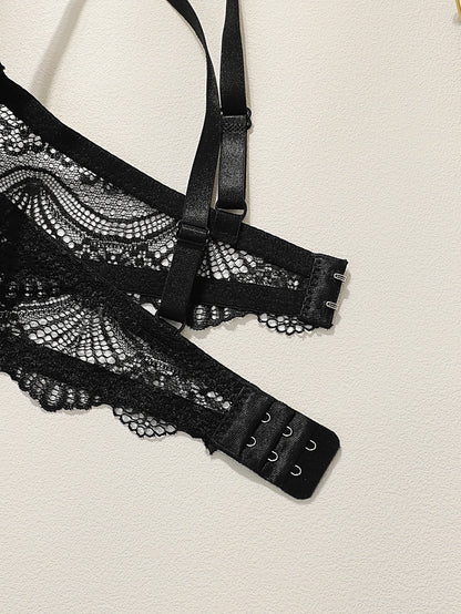 2024 Nuova ultima produzione e vendite da donna Pull Gathering Set di biancheria intima e biancheria intima in pizzo U093