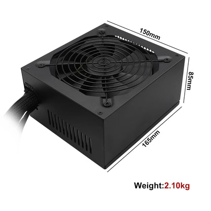 Alimentatore Gaming ATX 1000W 80 PLUS Gold, Non-Modulare, PFC Attivo 110‑230V, Ventola Ultra-Silenziosa da 130mm