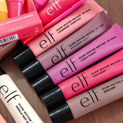 Set Duo di Lucidalabbra al Gusto di Frutta Hot Elf 2 Pezzi, Balsamo Labbra Menta-Cioccolato-Mango-Anguria, Idratante a Lunga Durata, Cosmetici per Labbra