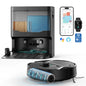 Robot aspirapolvere Lefant M265 con mappatura, 18000 Pa, rullo autopulente, lavaggio con acqua pulita, laser dToF, evita PSD, anti-groviglio, compatto, WiFi 2.4G/5G/Alexa/APP