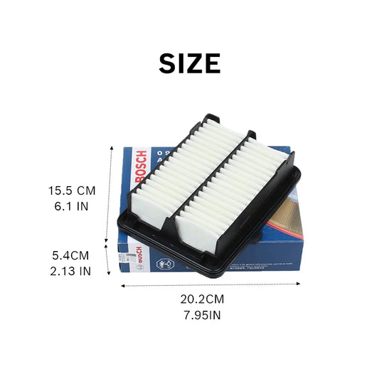 Filtro Aria Motore Bosch AF3195 Adatto per Honda HR-V XR-V Civic X JAZZ,【OEM:17220-5R0-008】
