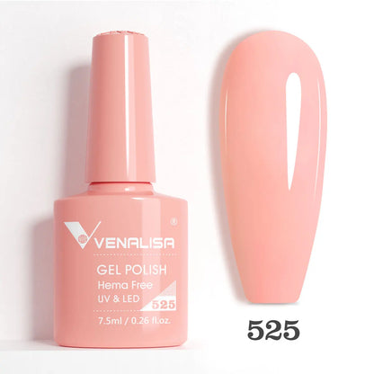 VENALISA Smalto gel per unghie da 7,5 ml Sparkle Glitter Diamante Brillante Colori estivi Semi permanente Soak off Vernice gel per unghie UV LED