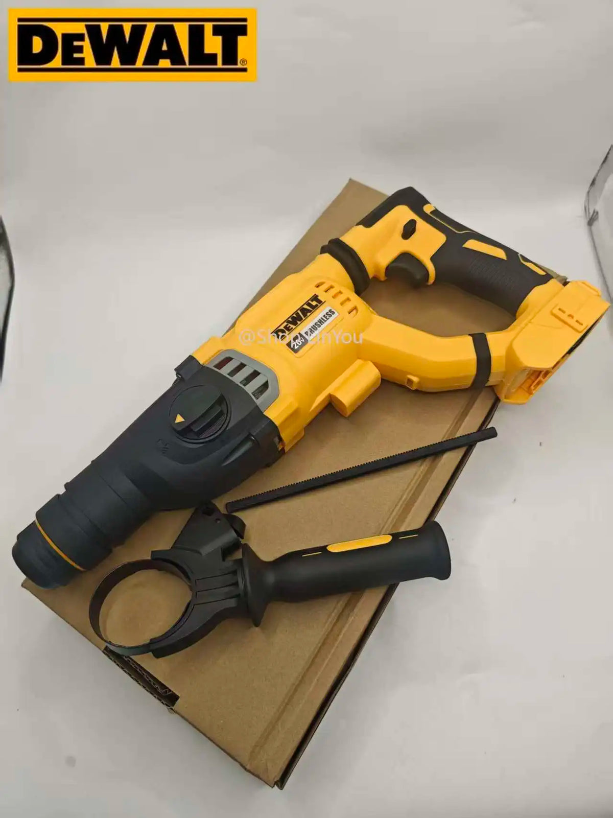 Martello Rotante Portatile Senza Spazzole DEWALT DCH263 28MM 1-1/8 pollici, Trapano a Percussione Elettrico al Litio 3-in-1 20V