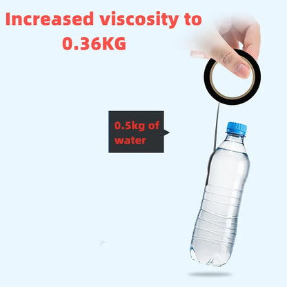 10 pezzi, nastro elettrico, nastro isolante, nastro elettrico, nastro impermeabile in PVC ultrasottile e ultrasottile, 1 rotolo da 9 metri