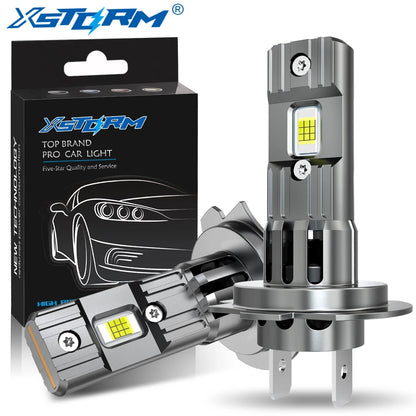 XSTORM H7 Kit fari a LED Mini lampadina 100W 25000LM 6000K CSP per fari per auto 12V Bianco Fendinebbia automatici H7 Led Turbo Automobile