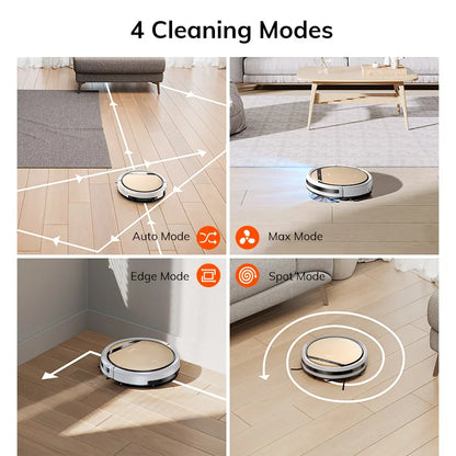 ILIFE V5s Ultra Robot Aspirapolvere e Lavapavimenti, Aspirazione 4000Pa, Controllo tramite App/Telecomando, Creazione Mappe, Programmazione Pulizie