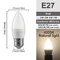 5-12pcs E14 E27 Lampadina Led 220V 110V 3W 5W 6W 7W Illuminazione Calda 3000K 6000K Lampada a Candela Led Lampadario Luce per la Decorazione Domestica