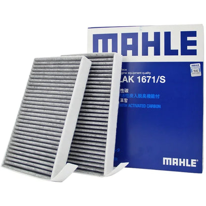 Per Tesla Model Y Filtro dell'aria MAHLE HEPA Kit filtro abitacolo in carbonio Filtro dell'aria integrato