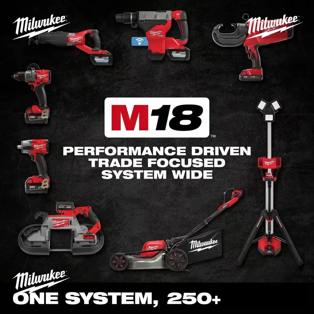 Batteria agli ioni di litio Milwaukee M18 18V 6.0Ah 12.0Ah ad alta potenza, 100% originale, per utensili elettrici a batteria 48-11-1850 48-11-1815