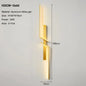 Lampade da parete a LED nordiche per corridoio corridoio 60cm/80cm/100cm Luci da parete a LED interne Sconce da parete Illuminazione per cucina Sala da pranzo