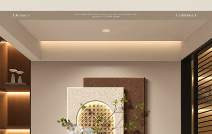 Decorazioni per l'ingresso Lampade da parete a LED Pianta verde Corridoio Corridoio Moderno dipinto sospeso Luci murali per vasi da soggiorno di fascia alta