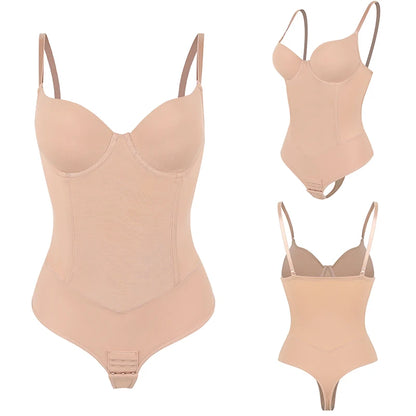 Perizoma Body Shapewear Donna Full Body Shaper Vita Trainer Ossa d'acciaio Pancia Controllo Biancheria intima Pancia piatta Sottoseno Corsetto