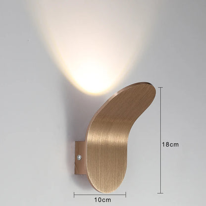 Lampade da Parete LED Moderne, Illuminazione per TV, Comodino 5W AC85-265V, Luci da Parete Nordiche per Soggiorno, Corridoio, Balcone, Decorazione