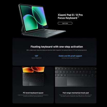 Xiaomi Pad 8 Pro Versione Globale, Tablet con display da 11.2 pollici 3.2K 144Hz, processore Snapdragon 8-core ® Mi Pad 8 Elite con fotocamera posteriore da 50MP e batteria da 9200mAh