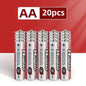 20 batterie AA usa e getta ad alta capacità, 1,5V, per fotocamera, calcolatrice, sveglia, mouse, telecomando