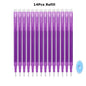 0.7mm Penna Cancellabile Magica Presse Penna Gel Set 8 Colori Cancellabile Asta di Ricarica Inchiostro Gel Cancelleria Penne Retrattili Maniglia Lavabile Asta