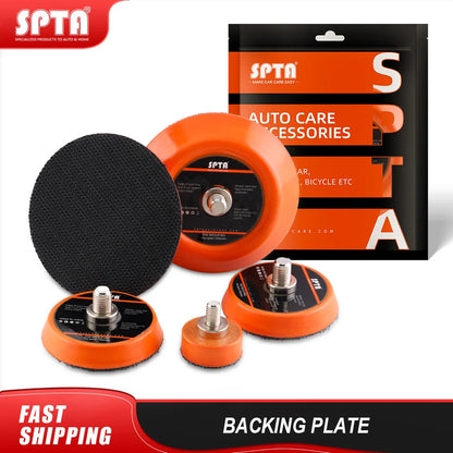 (Vendita singola) SPTA 1/2/3 pollici M6 5/16 "-24 filettatura bordo morbido supporto placcato Pad Hook Loop per trapano orbitale RO Power Tools